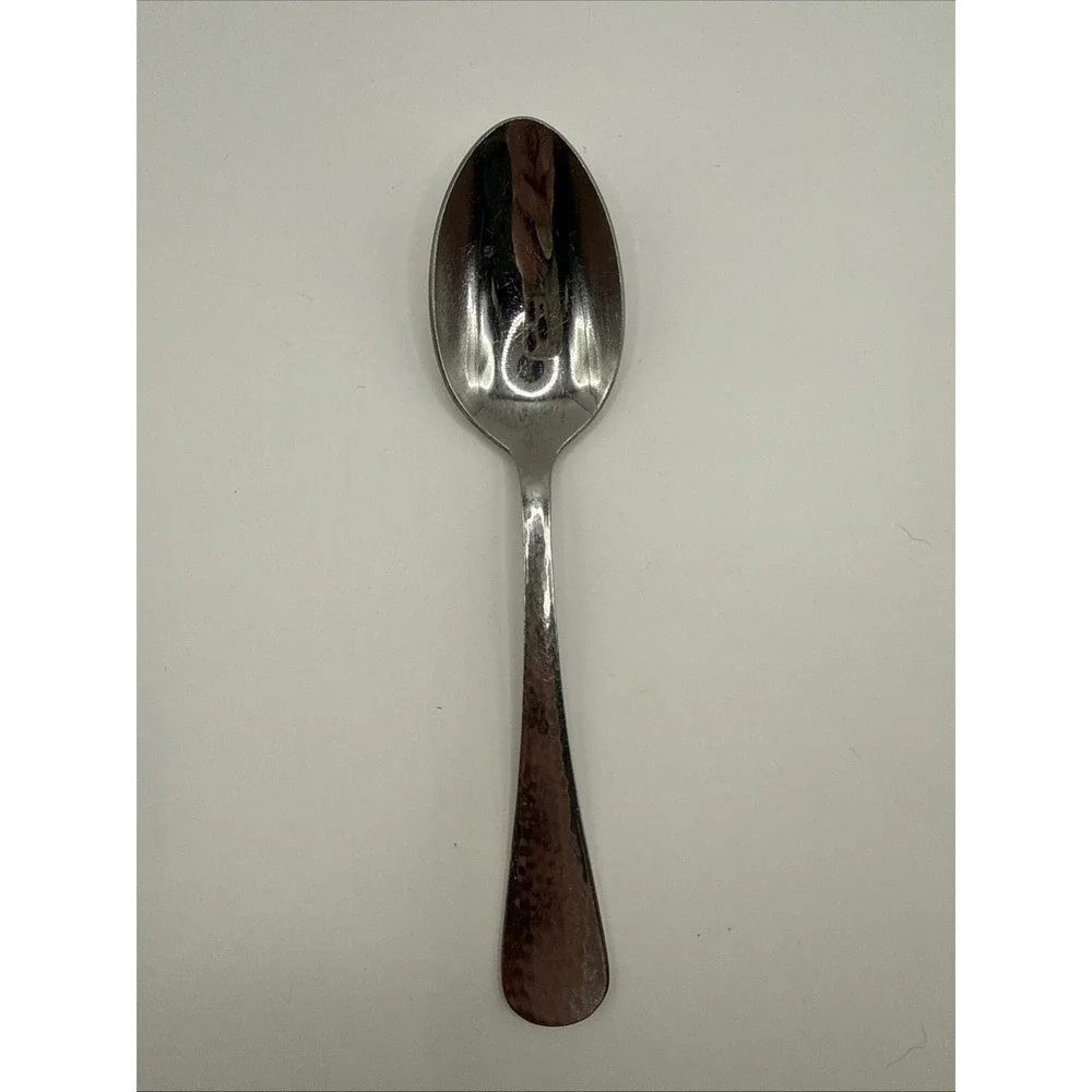 1 Hammered Antique Teaspoon Reed & Barton 18/8 Luxury Stainless‎ Korea Shiny